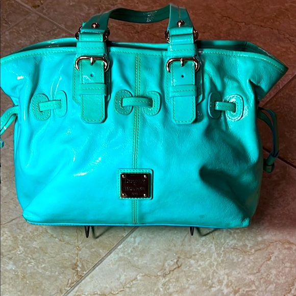 Dooney & Bourke ❤️ Blue Shoulder Bag with Structured...